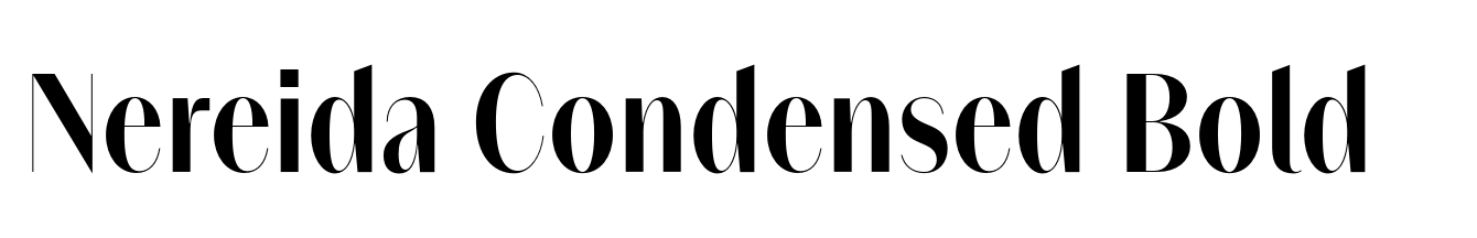 Nereida Condensed Bold